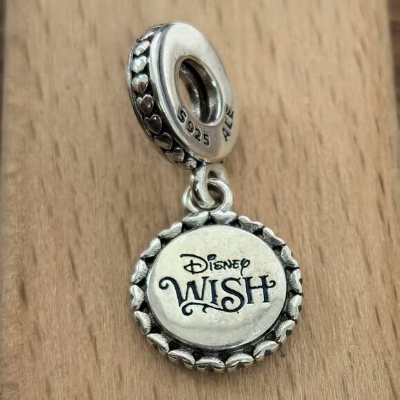 Pandora Wish Cruise Line Disney Charm Pendant, S925 Silver Bracelets - Picture 1 of 4
